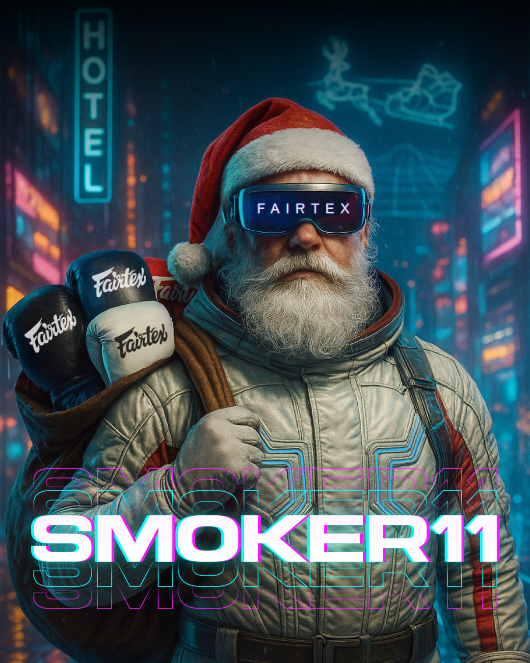 Fairtex SMOKER11 "CYBER SANTA MEGA FIGHT FEST"