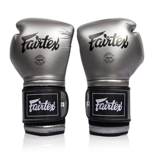 Fairtex Mexican Style Boxing Gloves BGV9C-PLUS - Gun Metallic