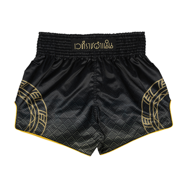 Fairtex x Rajadamnern Muay Thai Shorts - Black/Gold BS-RAJ02