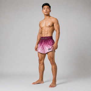 กางเกงมวยไทย - BS1904 FADE (MAROON)