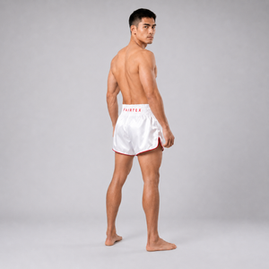 Fairtex Muay Thai Shorts - BS1908 Satoru Collection White