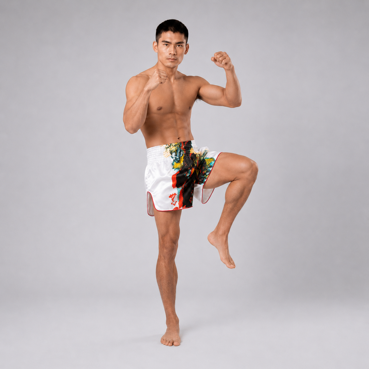 Fairtex Muay Thai Shorts - BS1908 Satoru Collection White