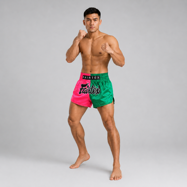 Fairtex Muay Thai Shorts - BS1911 Pink/Green