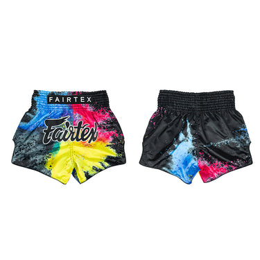Fairtex Muay Thai Shorts - BS1938 Black Acid Jazz