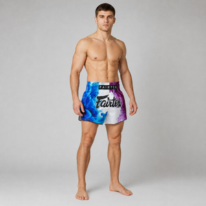 Fairtex Muay Thai Shorts - BS1950 White Tech House