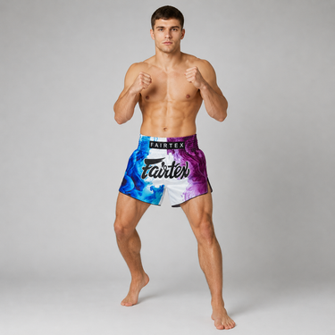 Fairtex Muay Thai Shorts - BS1950 White Tech House