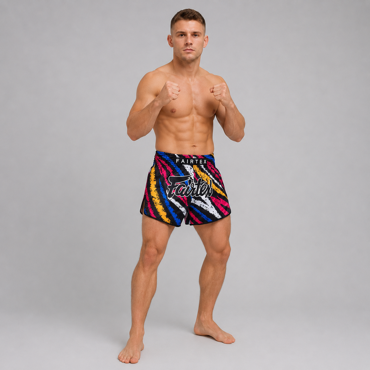 Fairtex Muay Thai Shorts - BS1956 Colorful (Vertical)