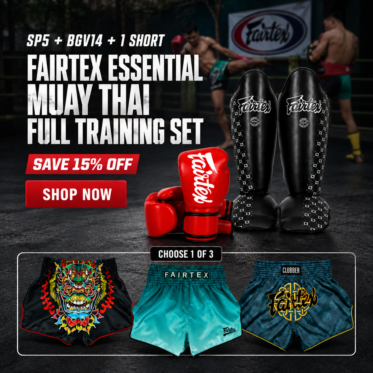 Fairtex Essential Muay Thai Full Training Set