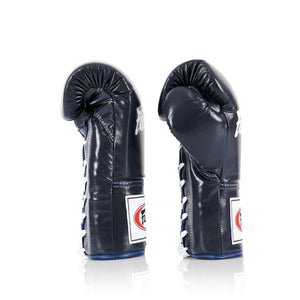 นวมชกมวยสำหรับแข่งขัน Fairtex Pro Competition - Locked Thumb (หนังแท้)
