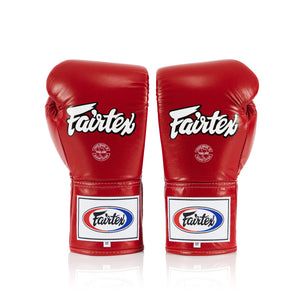นวมชกมวยสำหรับแข่งขัน Fairtex Pro Competition - Locked Thumb (หนังแท้)
