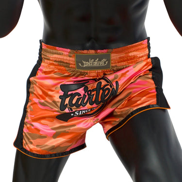Muay Thai Shorts - BS1711 Orange Camo