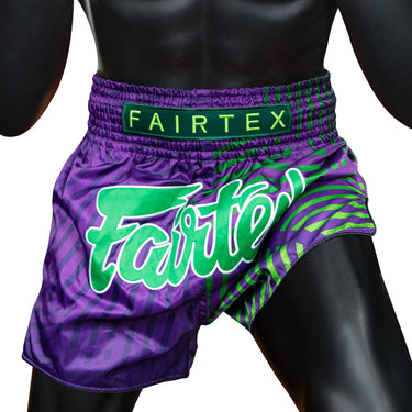 กางเกงมวยไทย Fairtex - BS1922 Racer สีม่วง