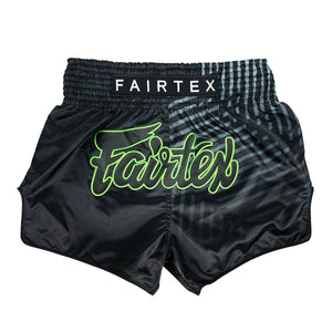 กางเกงมวยไทย Fairtex - BS1924 Racer สีดำ