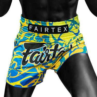 กางเกงมวยไทย Fairtex - BS1927 Magma 'Green'