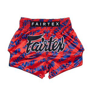 Fairtex Muay Thai Shorts - BS1958 Red/Blue