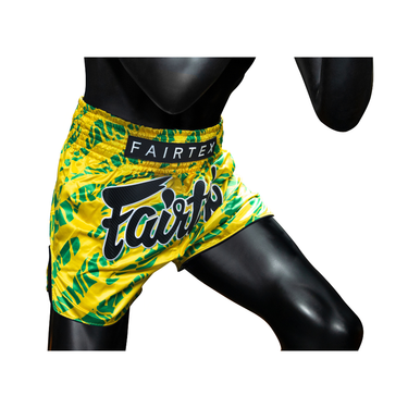 Fairtex Muay Thai Shorts - BS1959 Yellow/Green