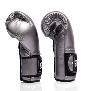 Fairtex Mexican Style Boxing Gloves BGV9C-PLUS - Gun Metallic