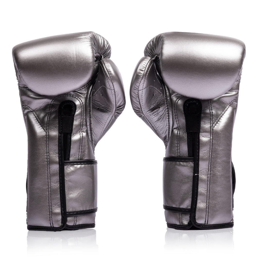 Fairtex Mexican Style Boxing Gloves BGV9C-PLUS - Gun Metallic