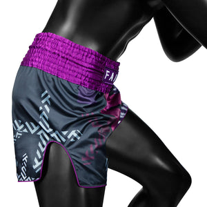 Limited Edition : "Fairtex X Future LAB" Boxing Shorts Purple Color