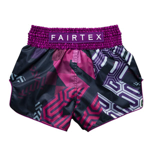 Limited Edition : "Fairtex X Future LAB" Boxing Shorts Purple Color