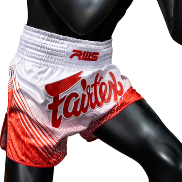 Fairtex Muay Thai Shorts - RWS White