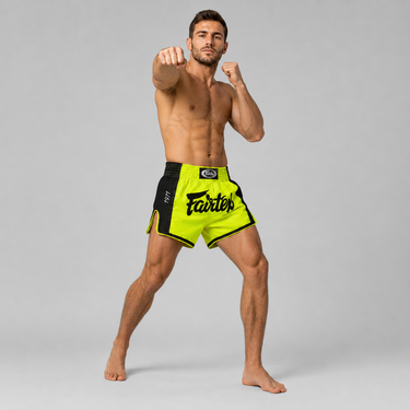 Muay Thai Shorts - BS1706 Green Lime