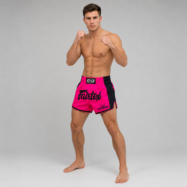 Muay Thai Shorts - BS1714 Shocking Pink