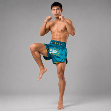 Fairtex Muay Thai Shorts - BS1907 Focus Turquoise