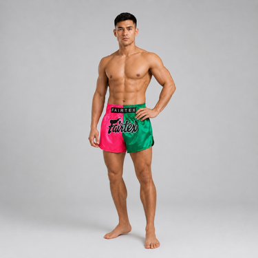 Fairtex Muay Thai Shorts - BS1911 Pink/Green