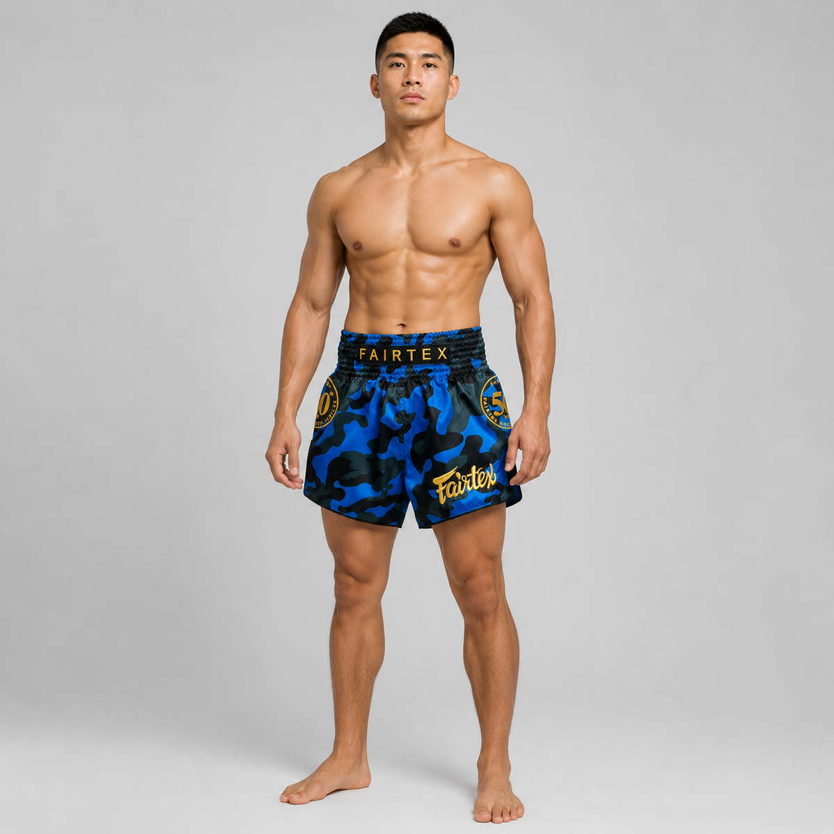 Fairtex Muay Thai Shorts - BS1917 Golden Jubilee Solid