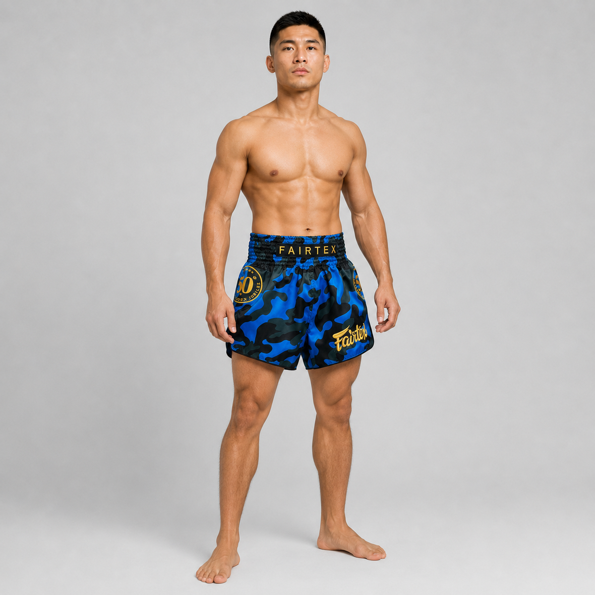 Fairtex Muay Thai Shorts - BS1917 Golden Jubilee Solid
