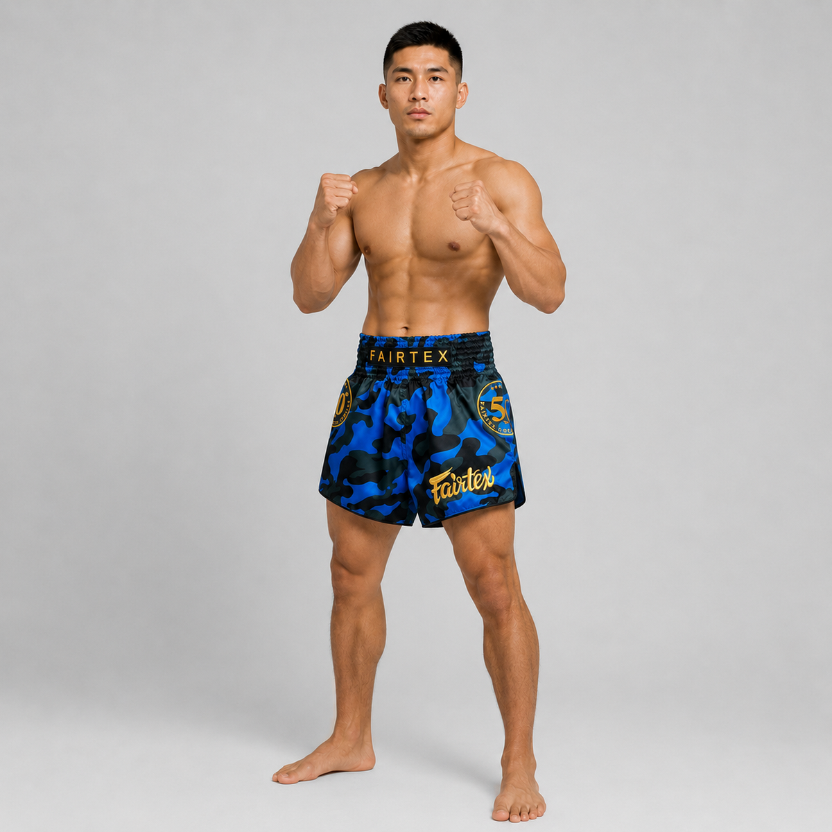 Fairtex Muay Thai Shorts - BS1917 Golden Jubilee Solid