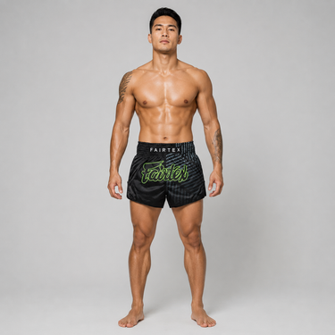 Fairtex Muay Thai Shorts - BS1924 Racer Black