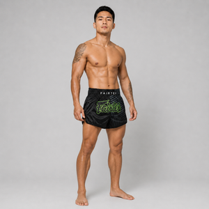 กางเกงมวยไทย Fairtex - BS1924 Racer สีดำ