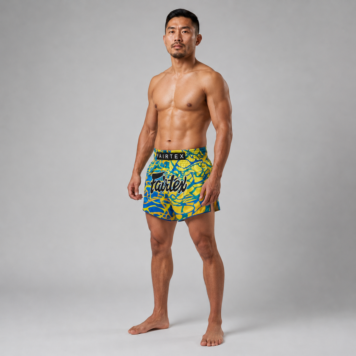 กางเกงมวยไทย Fairtex - BS1927 Magma 'Green'