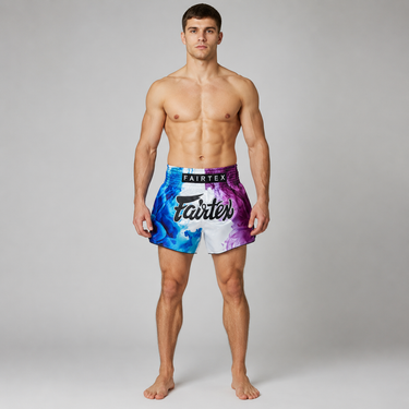 Fairtex Muay Thai Shorts - BS1950 White Tech House