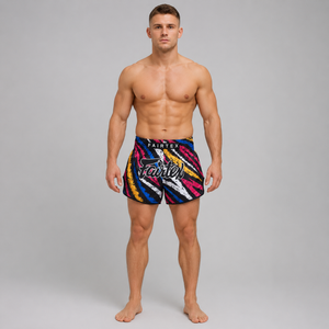 Fairtex Muay Thai Shorts - BS1956 Colorful (Vertical)