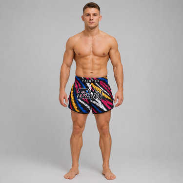 Fairtex Muay Thai Shorts - BS1956 Colorful (Vertical)