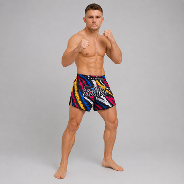 Fairtex Muay Thai Shorts - BS1956 Colorful (Vertical)