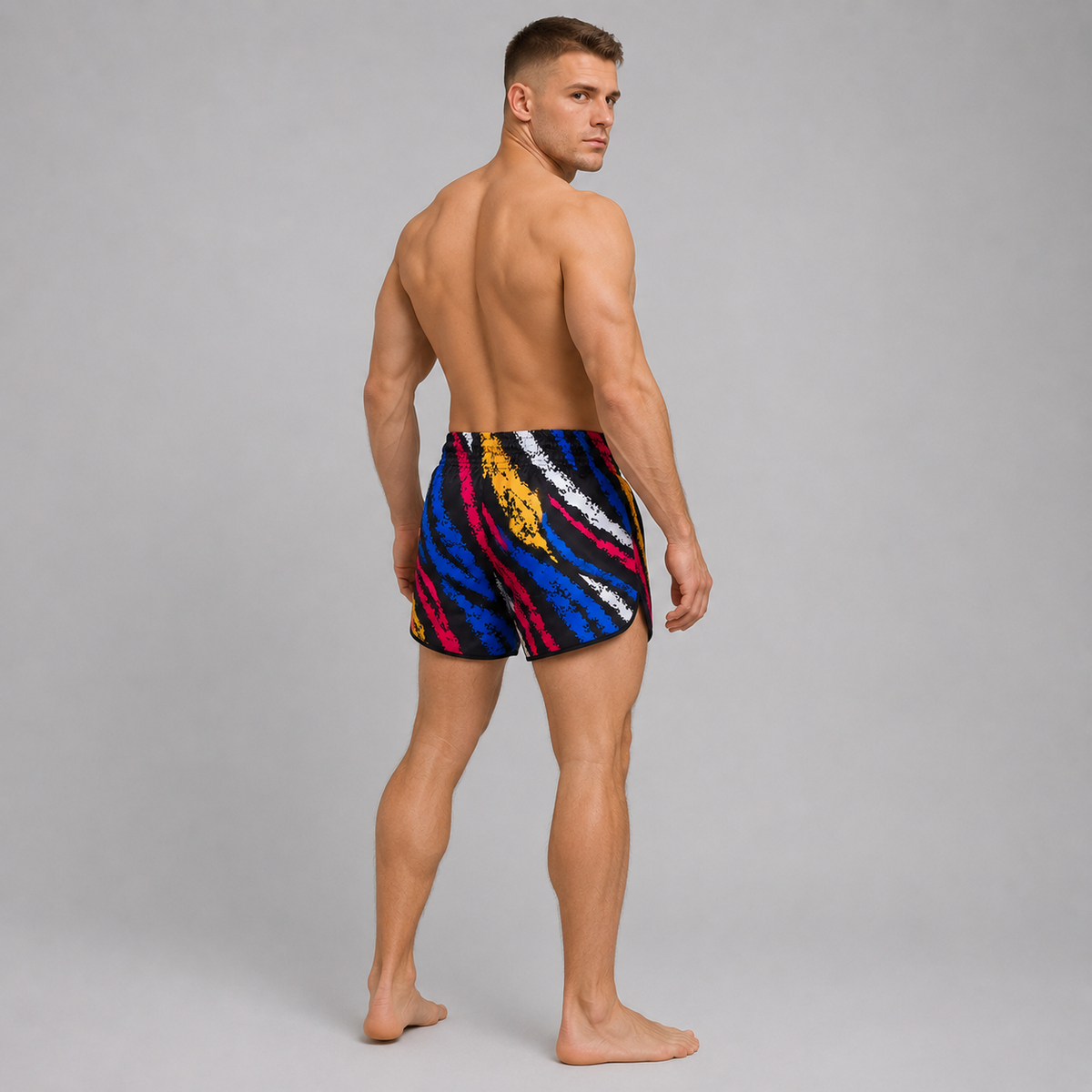 Fairtex Muay Thai Shorts - BS1956 Colorful (Vertical)