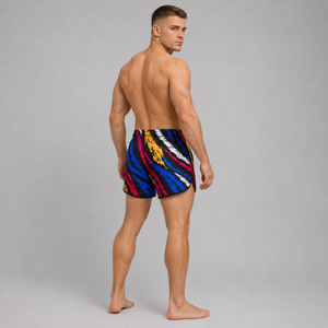 Fairtex Muay Thai Shorts - BS1956 Colorful (Vertical)