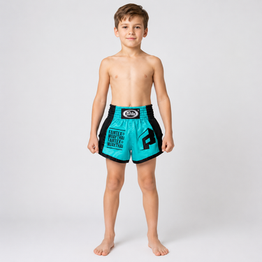 กางเกงชกมวยสำหรับเด็ก Fairtex - BSK2107 "Turquoise"