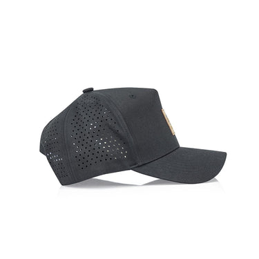 Fairtex Trucker Cap - Black with Leahter Logo