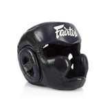 Fairtex Diagonal Vision Sparring Headguard HG13 - Full Head Coverage