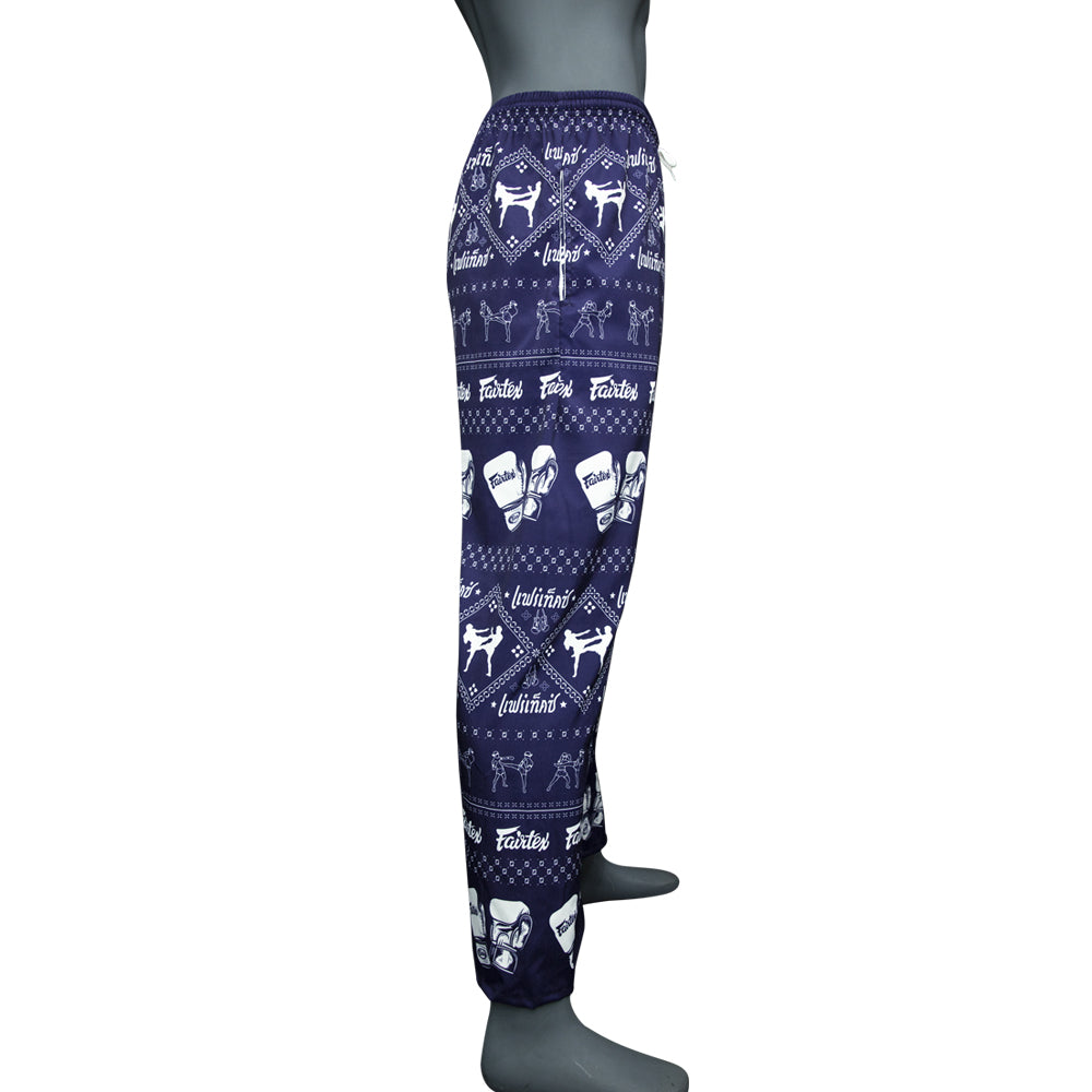 Fairtex Muay Thai Soft Power Pants Navy Blue
