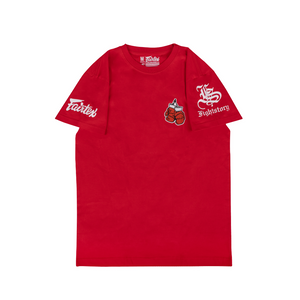 เสื้อยืดรุ่นพิเศษ Fairtex x Fight Story สีแดง