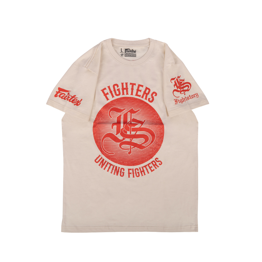 เสื้อยืดรุ่นพิเศษ Fairtex x Fight Story สีขาว