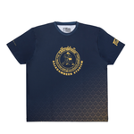 Fairtex x Rajadamnern T-Shirt - Navy Blue/Gold