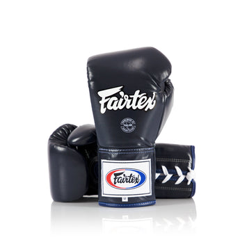 นวมชกมวยสำหรับแข่งขัน Fairtex Pro Competition - Locked Thumb (หนังแท้)