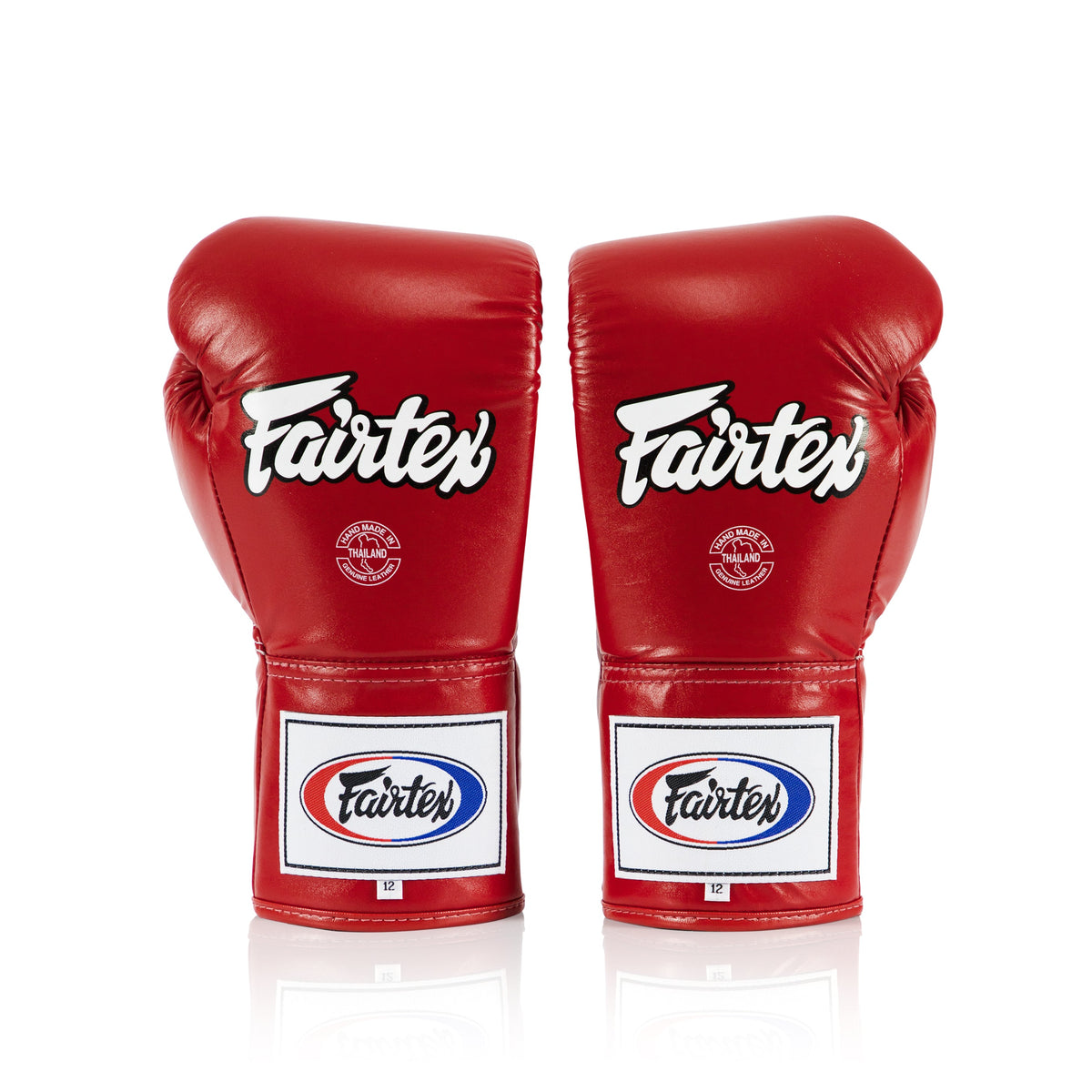 นวมชกมวยสำหรับแข่งขัน Fairtex Pro Competition - Locked Thumb (หนังแท้)